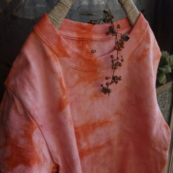 草木染めTシャツ～akane-iro～120の画像