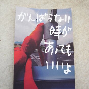 アカイヌ　ポストカード「がんばらない」x「信じてくれて」2枚セットの画像