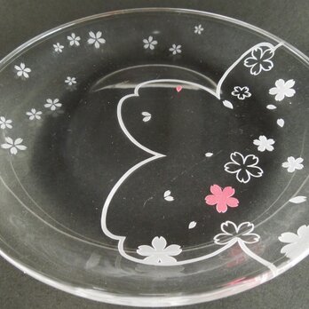 桜のお皿の画像