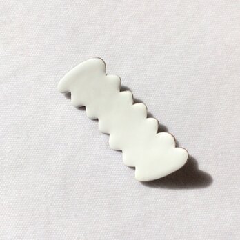 MOKUMOKU brooch（white）の画像