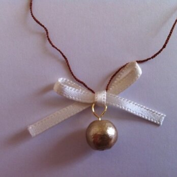 Necklace:bebe(brown×gold)の画像