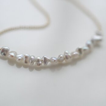 akoya pearl  arch necklace K10