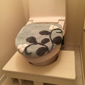 【送料無料】トイレトレーニングに^o^  塗装付あんしんトイレ踏み台 ワイドサイズの画像