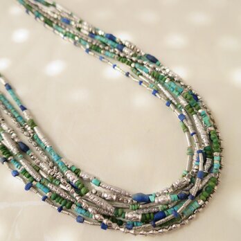 SV Beads・Lapis lazuli・Turquoise　Ｎｅｃｋｌａｃｅの画像