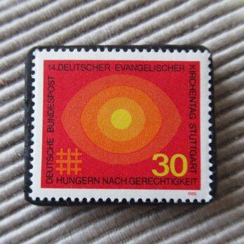 　ドイツ　切手ブローチ　979の画像