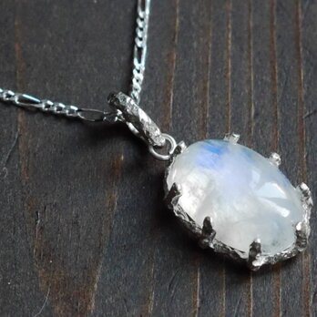 ★Rainbow moon stone　necklace　1点物★の画像
