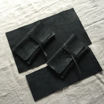 【K.M様オーダー品です】『環桜』墨黒 pouch・他