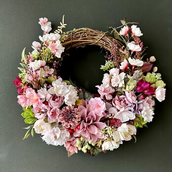 Sakura & Dahlia wreath IIV