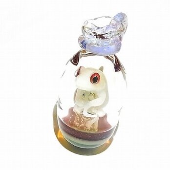 Gift（ギフト） ペンダント トップ 【kengtaro/ケンタロー】袋に入ったカエル ボロシリケイトガラスの画像