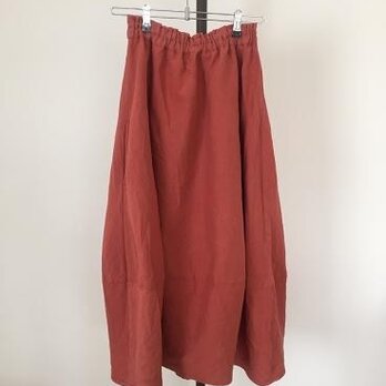 カラーリネンのバルーンスカート　M～Lの画像