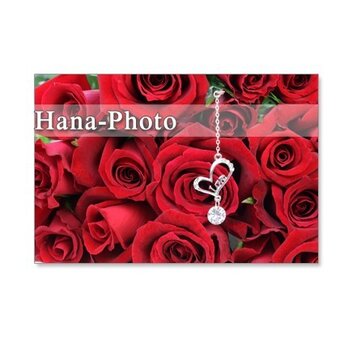1080）ゴージャスなバラのブーケ  ポストカード5枚組　の画像