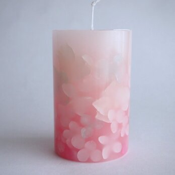 桜色のアロマボタニカルcandleの画像