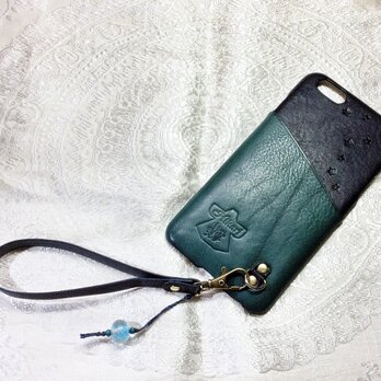 iPhone6plus対応「お財布ケータイ」仕様カバー『海星』の画像