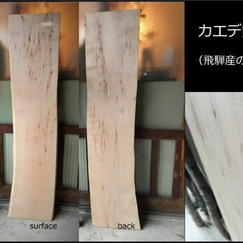 【送料無料】飛騨の天然木 『カエデ材』DIY・台や造作用など木材・板材/yan-12の画像