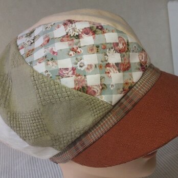 魅せる帽子☆限定SALE！4色使いのリバーシブルキャスケットの画像