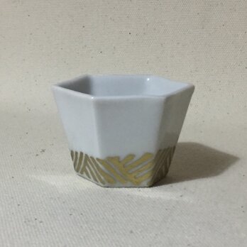 169 磁器金彩酒杯の画像