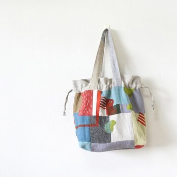 巾着バッグ「タイソウギブクロ×タノシイワガヤ」