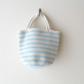 しましまバッグ（ブルー）