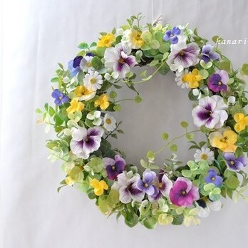 order Aさま　すみれ　と　ハートカズラ：wreathの画像