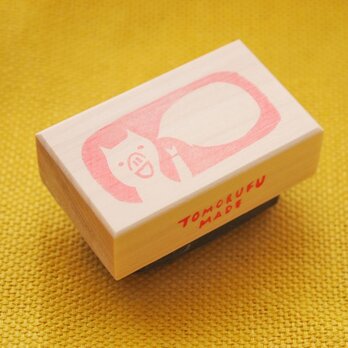 消しゴムはんこ「ふきだし☆ぶた」の画像