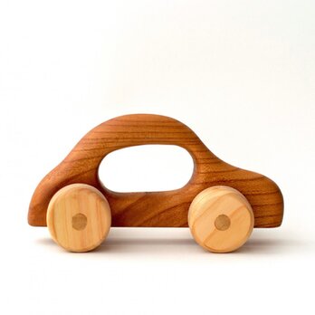 【木製】くるまのおもちゃ：ケヤキ（名入れ可）
