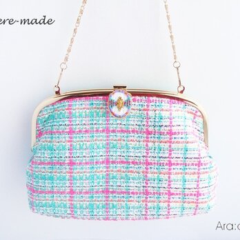 ※オーダー品※【Motif Bag/S-】"MALHIA KENT" FANCY TWEED /16-MB201の画像