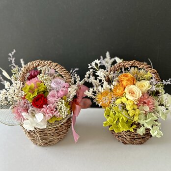 Flower basket arrangeの画像