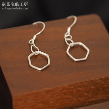 HEX^3 Pierce：HEX銀９２５ピアス（御影宝飾工房）の画像