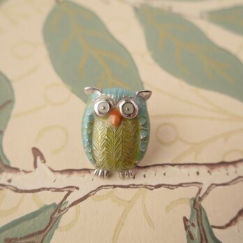 SV　Owl (Blue)　tiny pinの画像