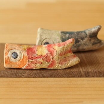 陶の鯉のぼりの画像