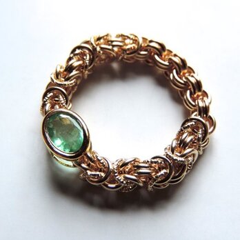 『 Aqua greenish ( inner ) 』Ring by K14GFの画像