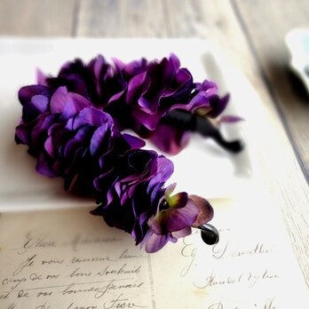 バナナクリップ ■ 紫陽花の花びら ■ パープルの画像