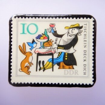旧東ドイツ  童話切手ブローチ1078の画像
