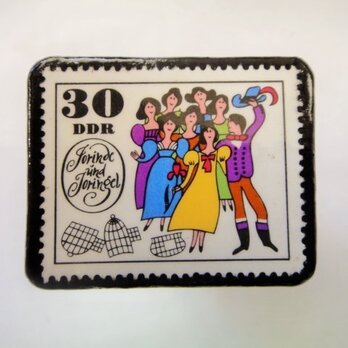 旧東ドイツ  童話切手ブローチ1084の画像