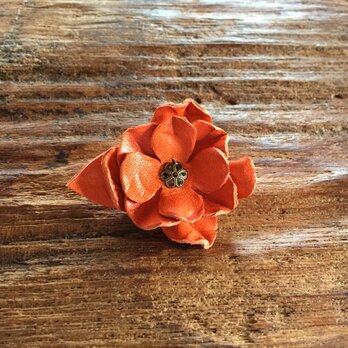 革花のブローチピン 金具2cm G14の画像