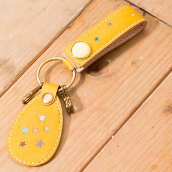 LEATHER KEY HOLDER（Inray Button ver）の画像