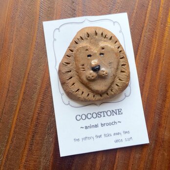 〜animal brooch〜 ライオン