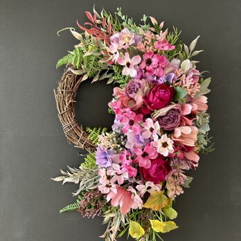 Cosmos wreath「受注制作」