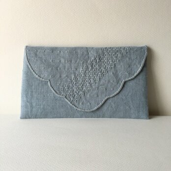 袱紗入れ - アジュール刺繍