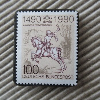 ドイツ　切手ブローチ1112の画像