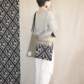 Coffee patchwork bag02-b (M)の画像