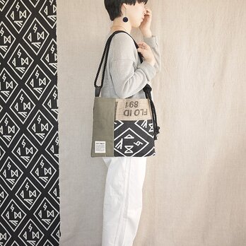 Coffee patchwork bag02-a (S)の画像