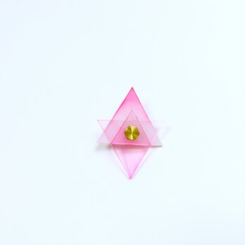 TOOLS 樹脂ピアスM ピンク