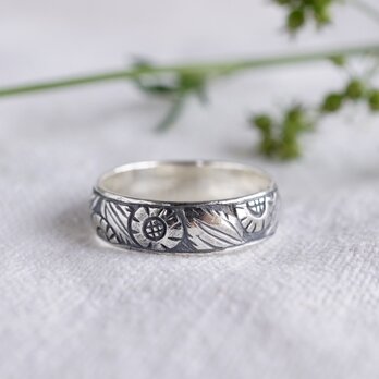 Sunflower ring [R067SV]の画像