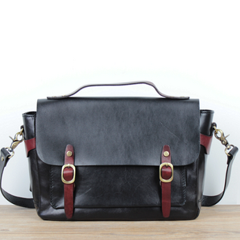 本革 クラシックショルダーバッグ&ブリーフケース いつもの仲間 ☆Dark☆