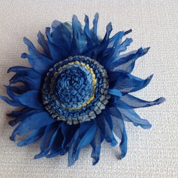 紺色ひまわり