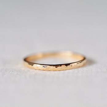 Hammered Square Ringの画像