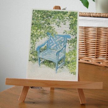 青い椅子 / postcard 2枚組の画像