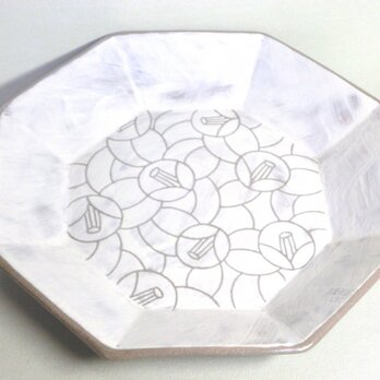 丸椿の八角皿の画像