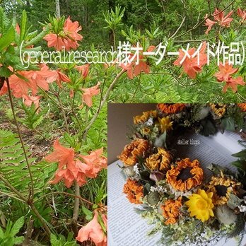 八ヶ岳〜ヒマワリのWreath（generalresearch様オーダーメイド作品）の画像